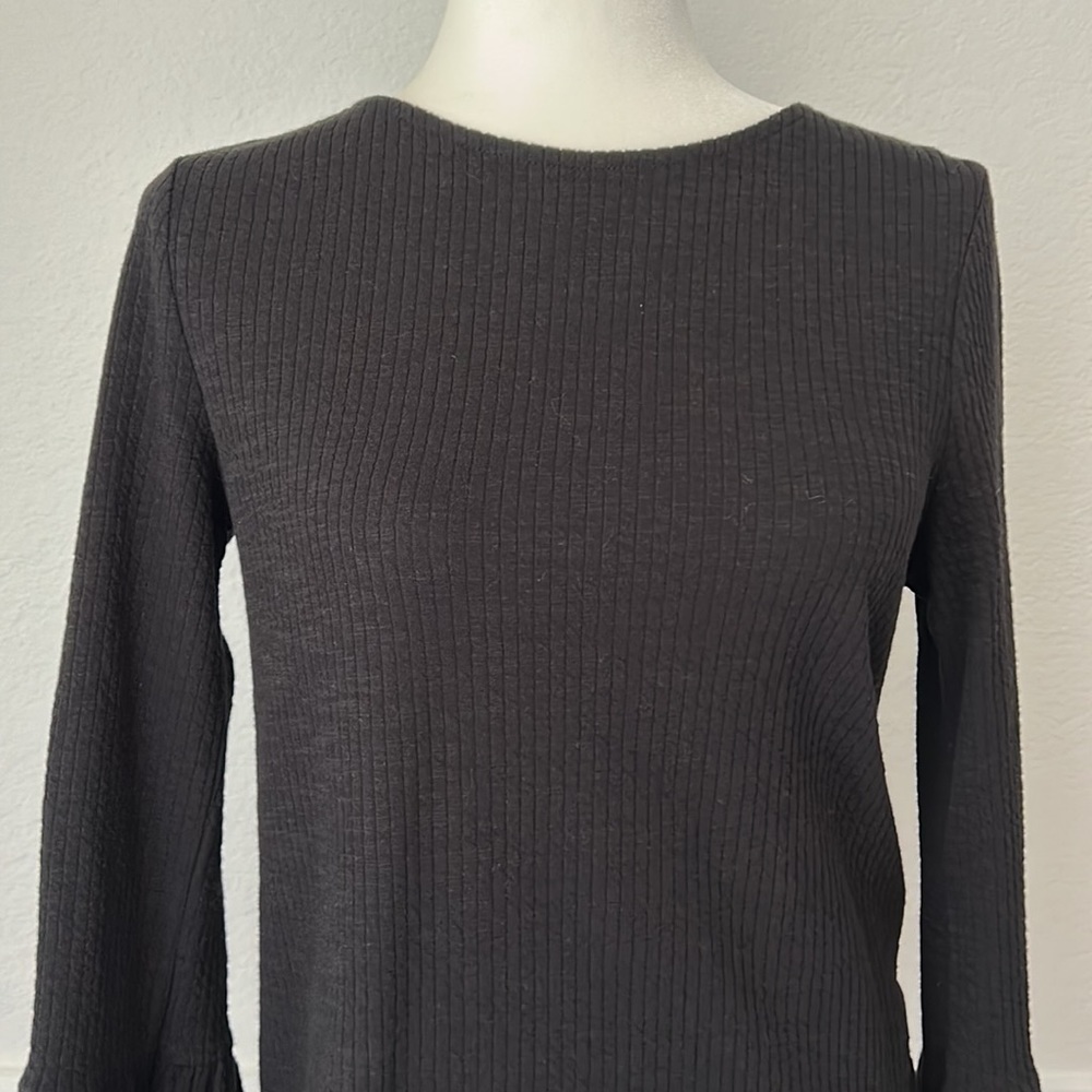 Porridge Clothing Anthropologie Long Bell Sleeve Blouse